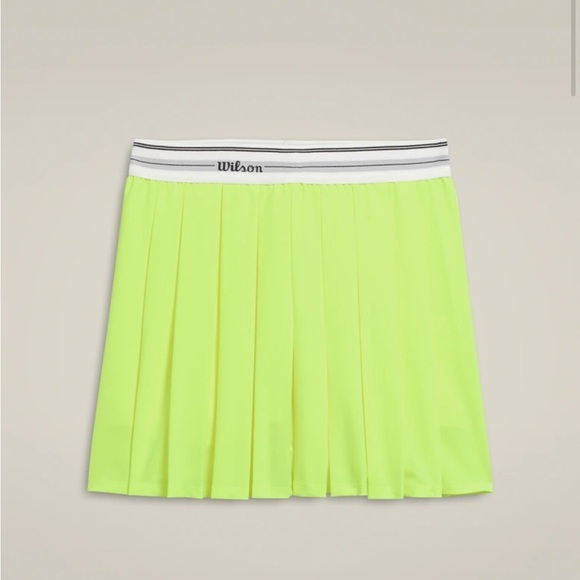 Wilson Other - NWT Wilson Youth Tennis Ball Yellow Tennis Skirt Skort Size Medium